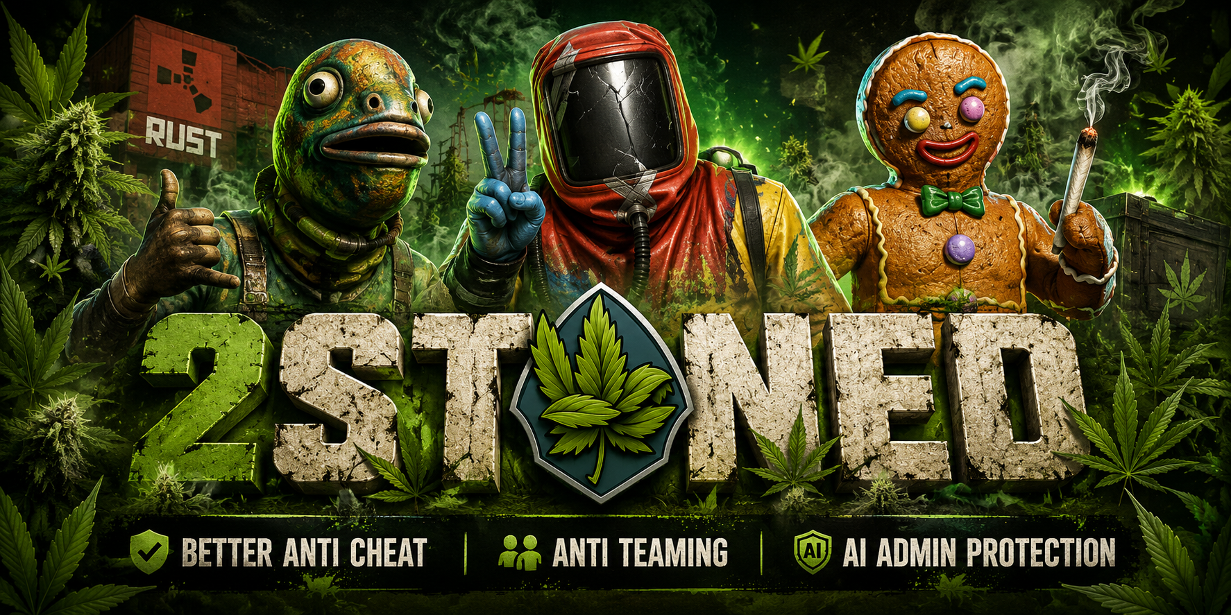 -2stoned | Monthly | Solo/Duo/Trios | Low Decay/Beginner Friendly server artwork